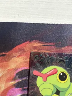 Topps Chrome Series 1 Holo Foil Pokemon Card Caterpie #10 (2000) - Image 2