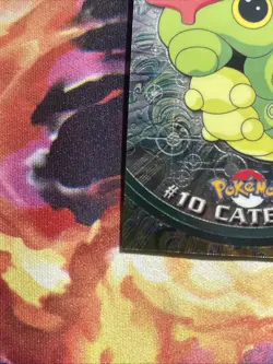 Topps Chrome Series 1 Holo Foil Pokemon Card Caterpie #10 (2000) - Image 5