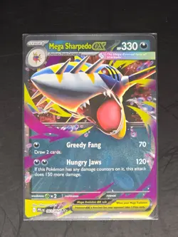 Mega Sharpedo EX 61/094 Phantasmal Flames Pokemon TCG NM/M - Image 1