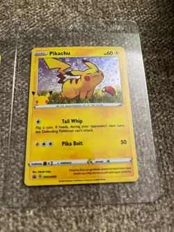 2020 Pokemon Celebrations General Mills Promo Pikachu Holo SWSH039 NM/M (2cards) - Image 4