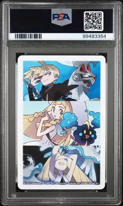 Pokemon PSA 10 Lillie & Lunala Queen Of Spades Poker Cards 2017 Japanese - Image 3