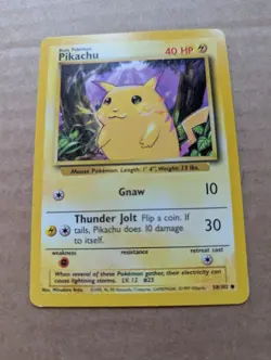 Pokemon TCG: Unlimited Pikachu - Base Set 58/102 - Image 1