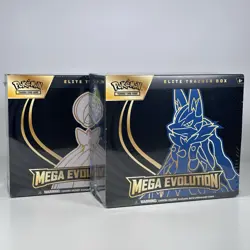 Pokemon TCG - Mega Evolution Lucario & Gardevoir - Elite Trainer Box - x2 Sealed - Image 1
