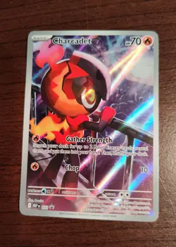 Charcadet 022 ETB Black Star Promo - Pokemon TCG Phantasmal Flames - NM - Image 1