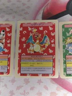 3 Topsun Vintage Nm Charizard Blastoise Venusaur Blue Back Pokemon Card Japanes - Image 2