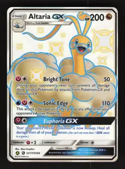 Altaria GX SV77/SV94 Pokemon Hidden Fates Holo Full Art Card - Image 1