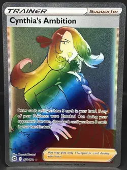 Cynthia's Ambition 178/172 Pokemon TCG SWSH09: Brilliant Stars Secret Rare - Image 1