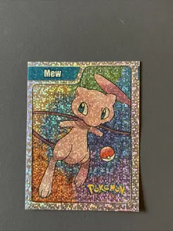 Mew Pokemon Slammer Sticker #Em3 Kanto Peru Edition - Image 1