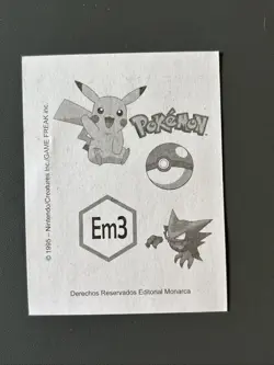 Mew Pokemon Slammer Sticker #Em3 Kanto Peru Edition - Image 2