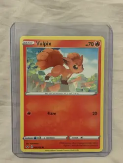 Vulpix 022/202 Sword & Shield base Set Regular Common Pokemon Card - Image 1