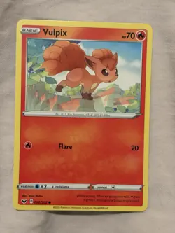 Vulpix 022/202 Sword & Shield base Set Regular Common Pokemon Card - Image 3