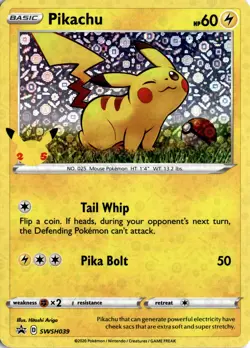 Pikachu - (General Mills) Promo Miscellaneous Cards & Products SWSH039 NM - Image 1