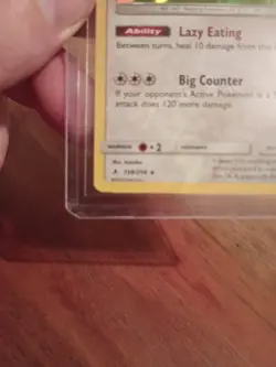Pokemon TCG Snorlax Holo Rare Unbroken Bonds 2019 Card 158/214 - Image 3