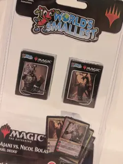Worlds Smallest Magic Cards The Gatherings Ajani vs. Nicole Bolas Duel Decks - Image 4