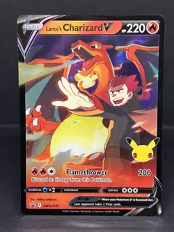 Lance's Charizard V SWSH133 SWSH: Sword & Shield Promo Pokemon Card TCG - Image 1