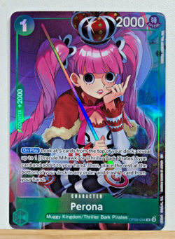Perona OP09-034 - One Piece CCG - Illustration Box Vol.4 - Promo Foil Card - Image 1