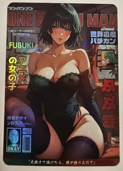 Fubuki One Punch Man Anime Sexy Waifu Comic Card - Image 3