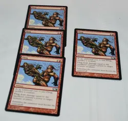 Magic card: 4x Fling, Red Common Instant, Magic 2011 - Image 1