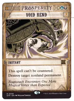 4x Void Rend - SHOWCASE - Outlaws at Thunder Junction OTJ - NM - Image 1