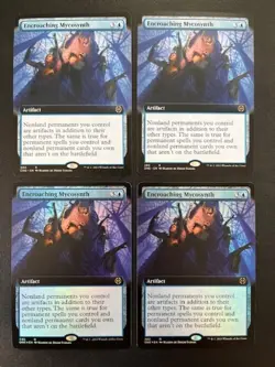 MTG- Encroaching Mycosynth x4 - All Will Be One - (Two are FOIL) - Image 1