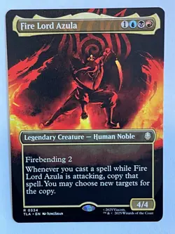 Fire Lord Azula (0334) - Borderless R MTG Avatar: The Last Airbender M/NM, En - Image 2