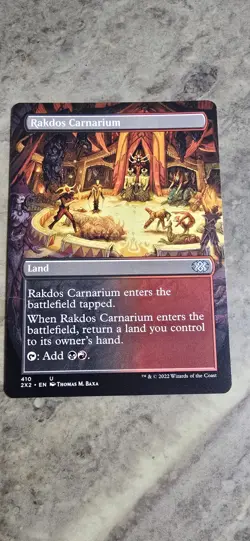 Rakdos Carnarium (Borderless) Double Masters 2022 Regular Land Uncommon MTG NM - Image 1