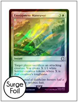 1x Entrapment Maneuver, Fallout Surge Foil, Magic MTG NM - Image 1