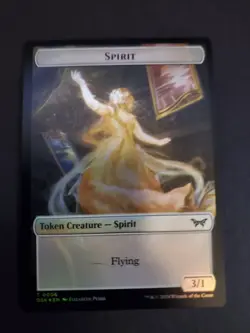 1x - Glimmer \ Spirit Token - FOIL - Duskmourn: House of Horror - NM MTG - Image 2