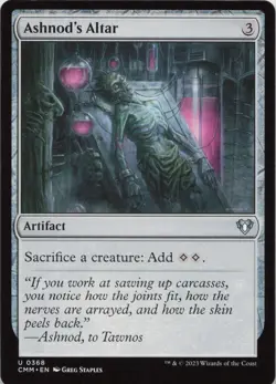 Ashnod's Altar U Commander Masters 368 NM MTG - Image 1