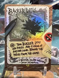 MTG | Blacker Lotus [Secret Lair] ✨FOIL✨ - Image 3