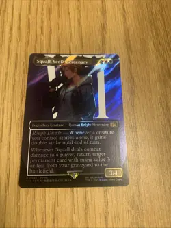 Squall, SeeD Mercenary (Borderless) (Surge Foil) Final Fantasy Foil - Image 1