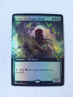 MTG Circle of Dreams Druid (Extended Art) - (AFR) Foil #d230 - Image 1