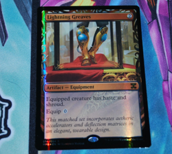 Magic the Gathering - Lightning Greaves - Aether Revolt Masterpieces - MTG NM - Image 2