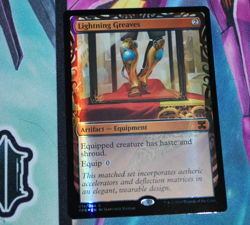 Magic the Gathering - Lightning Greaves - Aether Revolt Masterpieces - MTG NM - Image 3