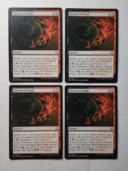 MTG 4x Torrent of Souls x4 NM Eternal Masters Magic Playset - Image 1