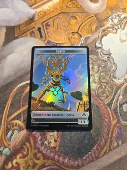 Servo / Thopter Foil Token MTG MH3 - Pack Fresh - - Image 1