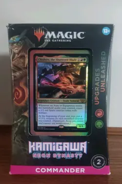 MtG TCG Kamigawa Neon Dynasty Upgrades Unleashed Commander Deck - Image 1
