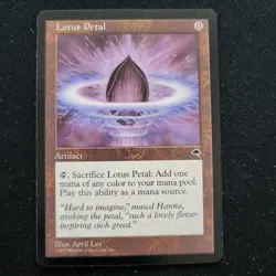 Lotus Petal Tempest MTG Regular Near Mint (NM) Magic the Gathering (1) - Image 1