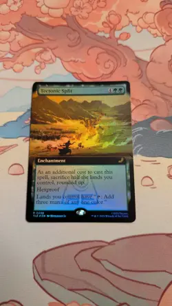Tectonic Split 0208 - Extended Art Foil - Rare - MTG Avatar The Last Airbender - Image 1
