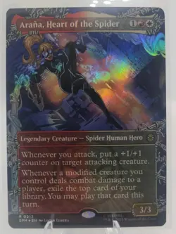 Arana, Heart of the Spider (Borderless Foil) #213 Marvel's Spider-Man SPM NM MTG - Image 1