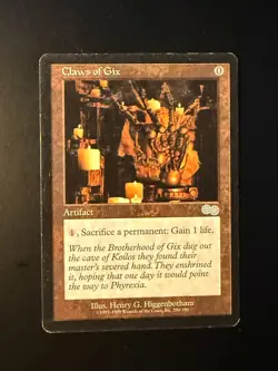 MTG - Claws of Gix - Urza's Saga - 1x - LP (Magic: The Gathering) - Image 1