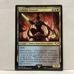 MTG Callidus Assassin Magic: The Gathering Warhammer 40K Rare #109 - Image 1