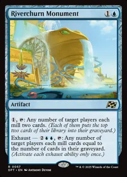 MTG Riverchurn Monument 57 Rare Aetherdrift - Image 1