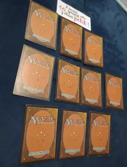 Lot 10 cartes mtg Set partiel 10/12 communes rouges 1996 Magic The Gathering - Image 2