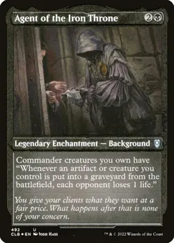 Agent of the Iron Throne - Foil Etched CLB NM MTG - Image 1