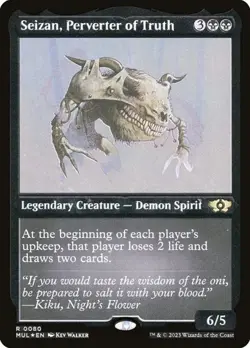 Seizan, Perverter of Truth - Foil Etched MUL NM MTG - Image 1