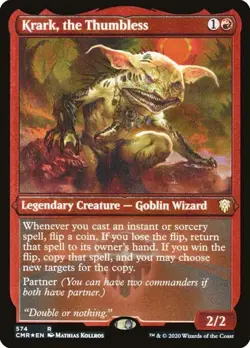Krark, the Thumbless - Foil Etched CMR NM MTG - Image 1