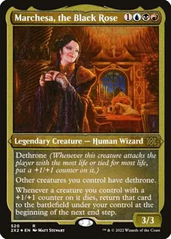 Marchesa, the Black Rose - Foil Etched 2X2 NM MTG - Image 1