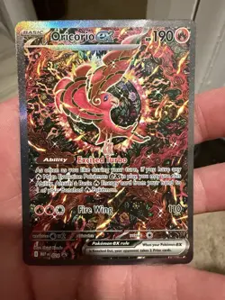 ORICORIO EX 024 Phantasmal Flames UPC Black Star Promo Pokemon TCG Card - Image 1