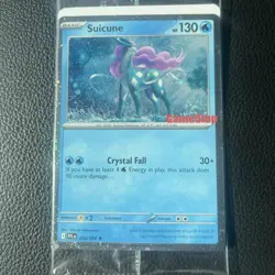 Pokemon TCG Phantasmal Flames Gamestop Stamp Promo Holo Suicune Sealed - Image 1